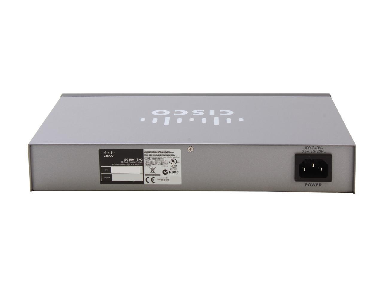 PC周辺機器 Cisco SG100-24-NA Small Business SG 100-24 - switch - 24 ports - unmanaged Amazon.com: CISCO SG10024 24 port Gigabit Switch - SG100-24