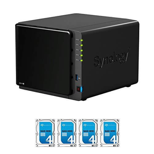 Synology DS916+ 40TB (4 x 10TB SGT-IW) 4 Bay Desktop NAS with 2GB 
