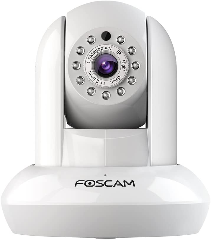 Foscam FI9821EP-W Indoor HD PoE PTZ IP Camera w/ Night Vision, Pan