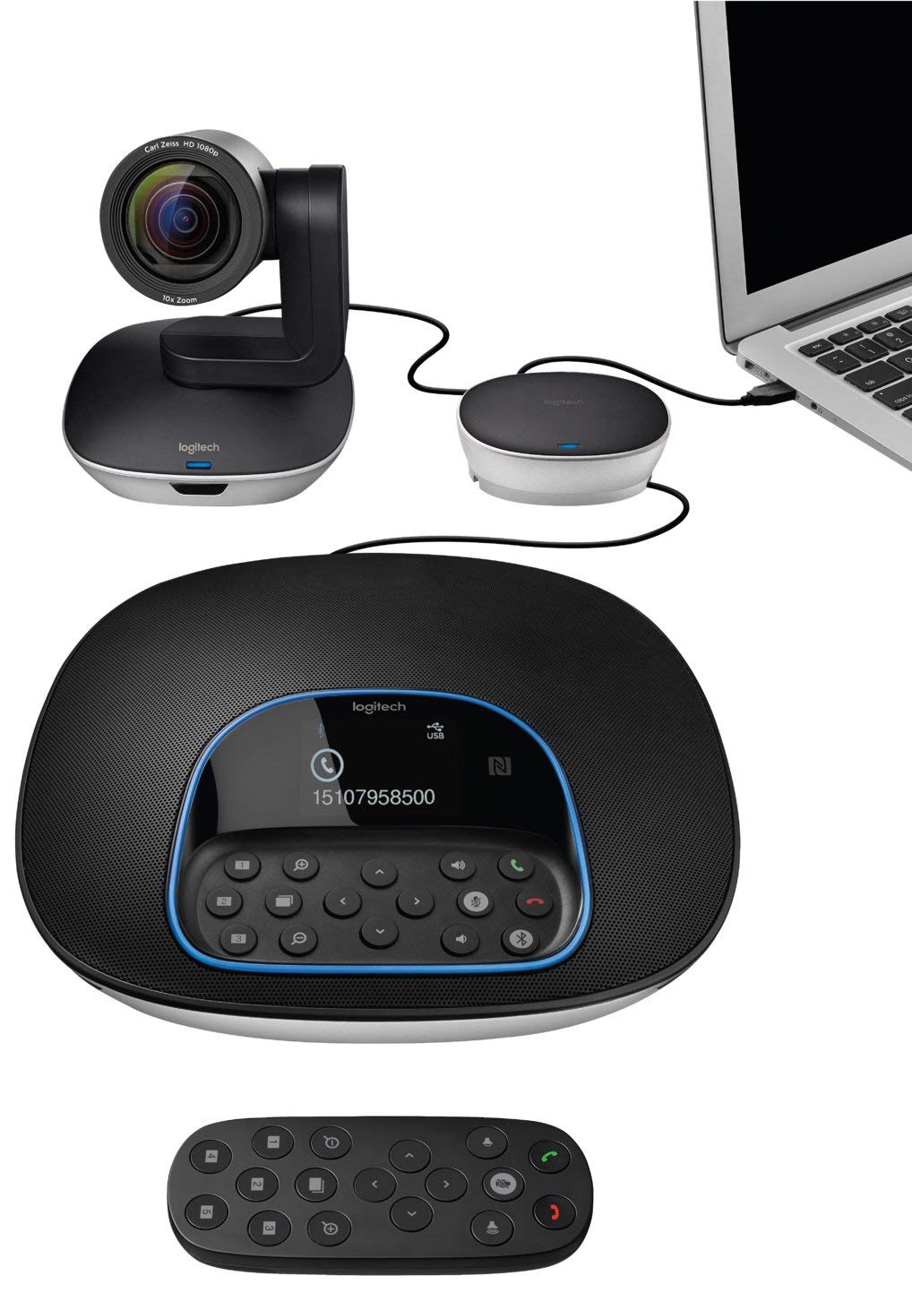 Logitech Group Conference Webcam for Big Meeting Rooms 1080p