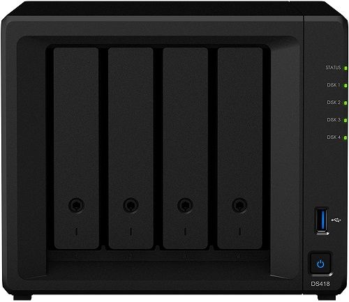Synology DiskStation DS418 NASキット 4ベイ Synology、3万5000円の4ベイNASキット「DiskStation DS418j
