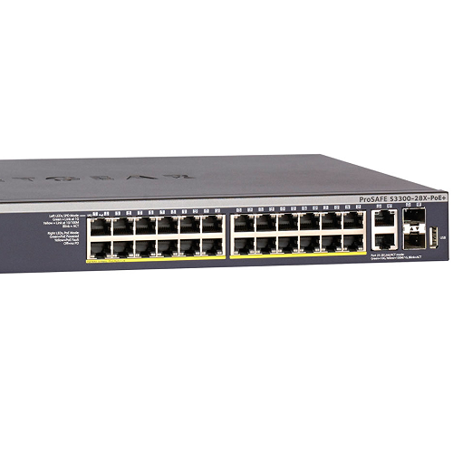 NETGEAR S3300-28X-PoE+ (GS728TXP) ProSafe 24-Port Smart Managed