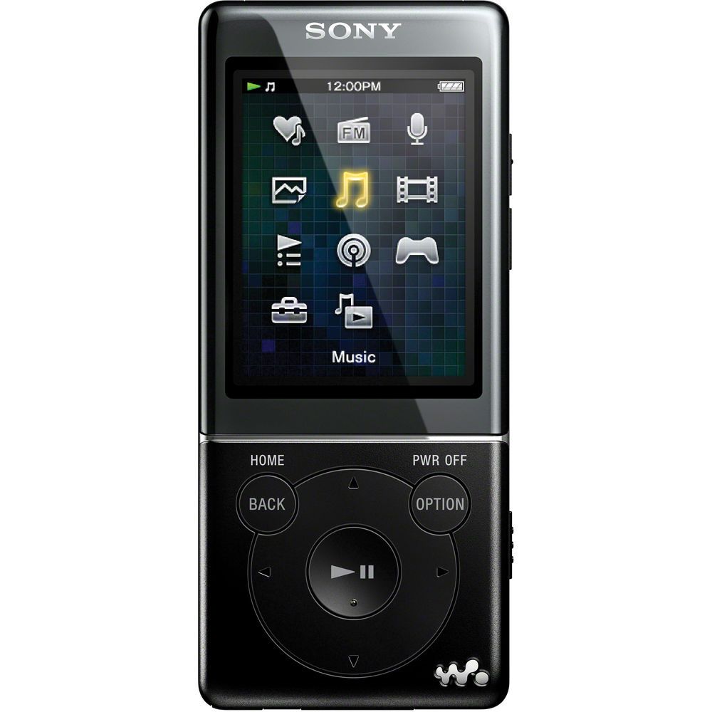 Sony Walkman 16GB MP3 Digital online Music Player Black NWZ-E385 Tested w headphones 1a