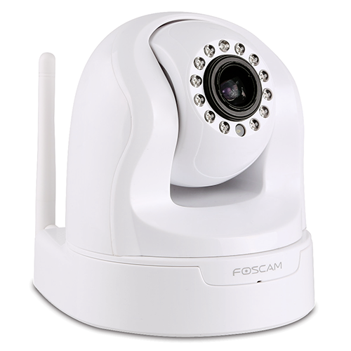 Foscam FI9826P-W Indoor HD WiFi PTZ IP Camera w/ Night Vision, Pan