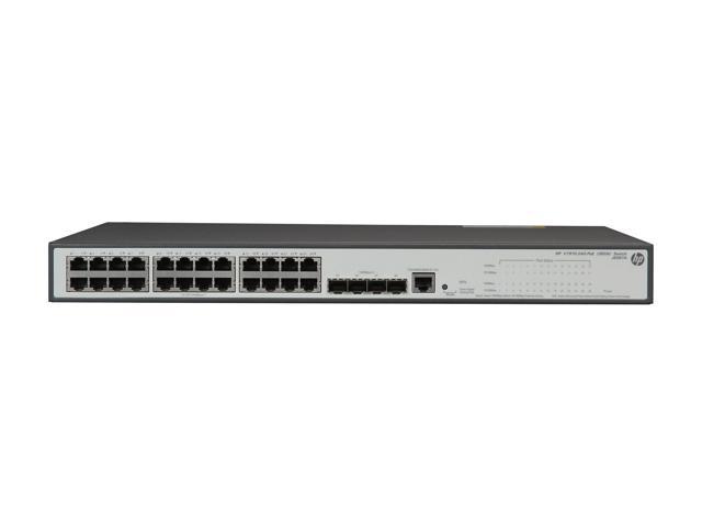 HP 1910-24G-PoE 24 Port Gigabit PoE (365W) Switch with 4 x SFP ports