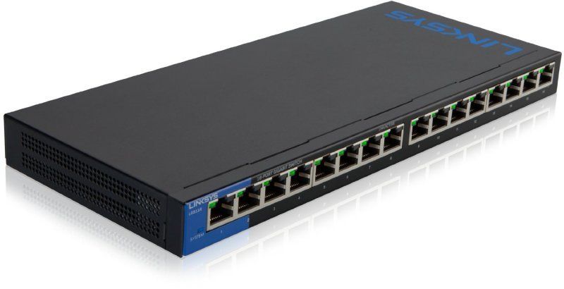 Linksys Business 16 Port Desktop Gigabit Unmanaged Network