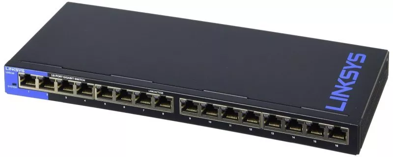 Linksys Business 16 Port Desktop Gigabit Unmanaged Network Switch
