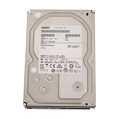 HGST UltraStar 7K4000 HUS724040ALE640 4TB SATA3 Enterprise 24x7 HDD