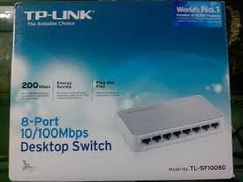 TP-Link TL-SF1008D 8-Port 10/100Mbps Unmanaged Network Switch