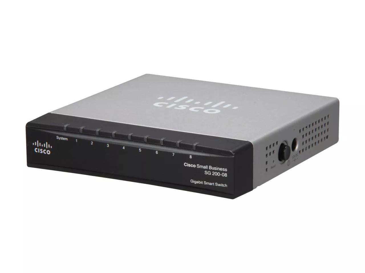 Cisco SG200-08 (SLM2008T-UK) 8-Port Smart Gigabit Switch, 200 Series