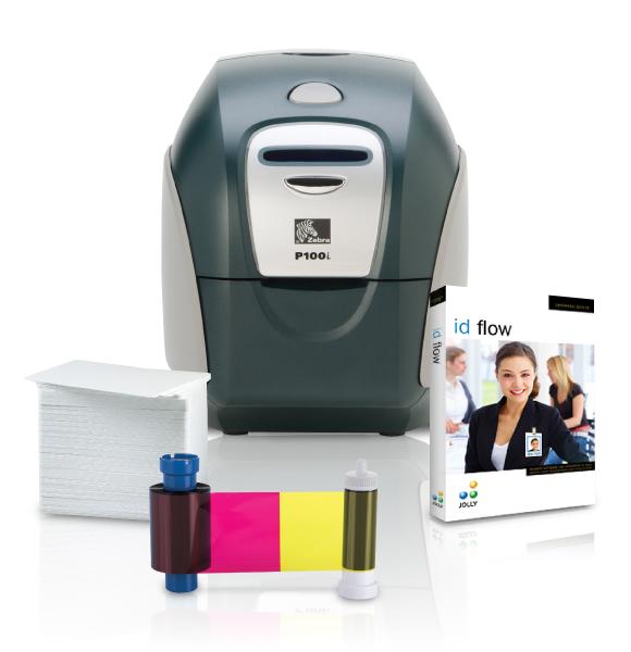 Zebra P110i Id Card Thermal Printer Usb With Power Supply 1428