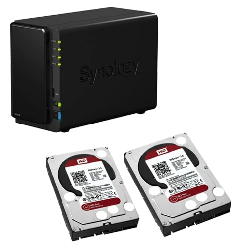 Synology DS216 DiskStation 2-Bay 4TB Network Attached NAS Storage ...