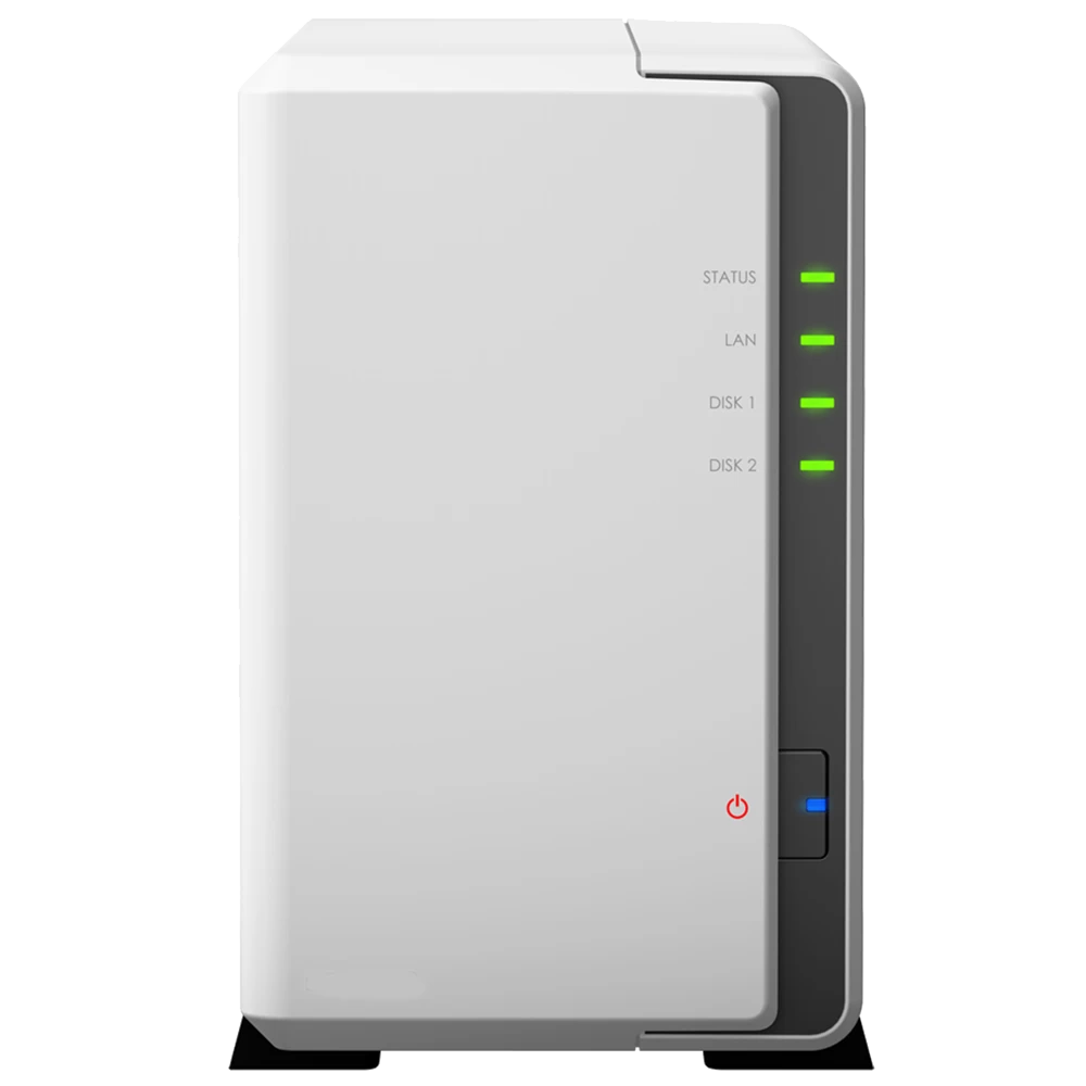 Synology DS215j DiskStation 2-Bay 4TB Network Attached NAS Storage ...