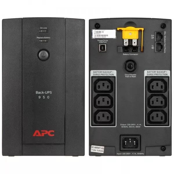 APC BVK Series 950VA UPS Battery Backup BVK950M2 B&H Photo Video