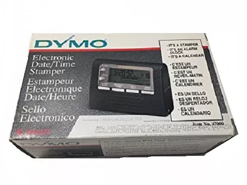 DYMO DateMark Electronic Date Time Stamper 47002 Time Stamp Machine