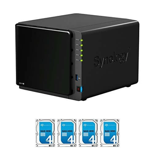 Synology DS916+ 40TB (4 x 10TB SGT-IW) 4 Bay Desktop NAS with 2GB RAM