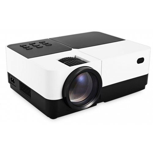 Aidodo Projector Mini Video Projectors LED 1800 Lumens Multimedia