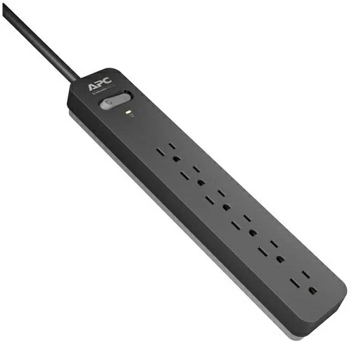 APC Surge Protector 6 WAY 15ft Extension Cord 