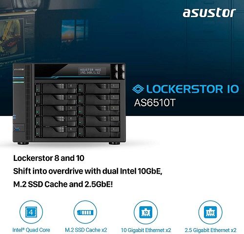 Asustor AS6510T 10 Bay Diskless NAS-Paykobo.com