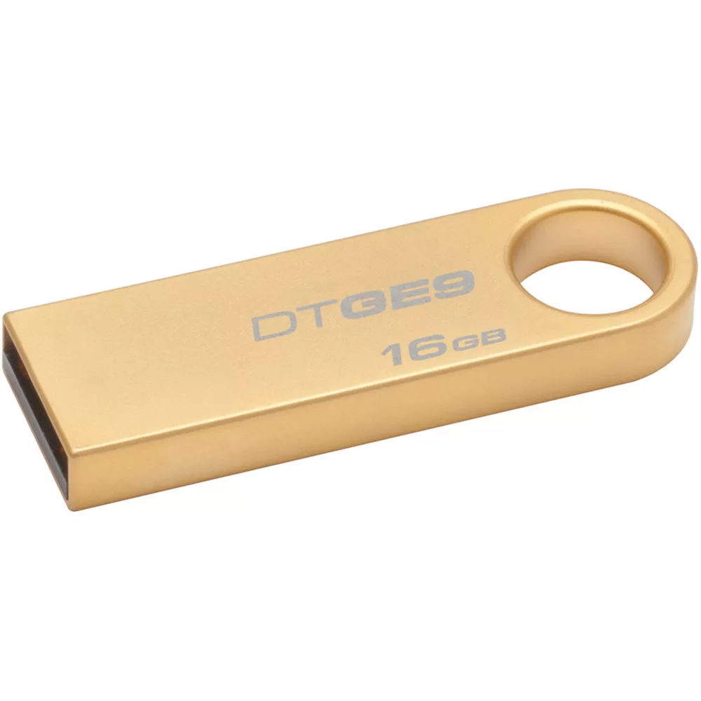 Kingston 16GB DataTraveler GE9 Gold-Plated USB 2.0 Flash Drive