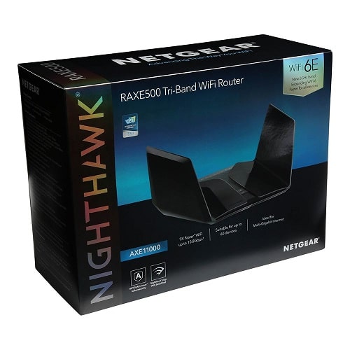 NetGear NightHawk RAXE500 WiFi6E ルーター（ネットギア、Wi-Fi 6E 