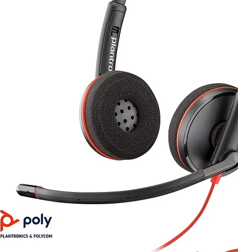 Buy Plantronics Blackwire C3220 Wired Dual-Ear (Stereo) Headset