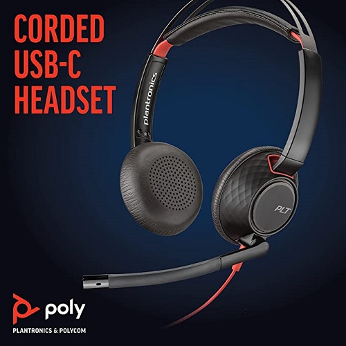 Buy Poly Blackwire 5220 USB Type-C Stereo On-Ear Headset Online In