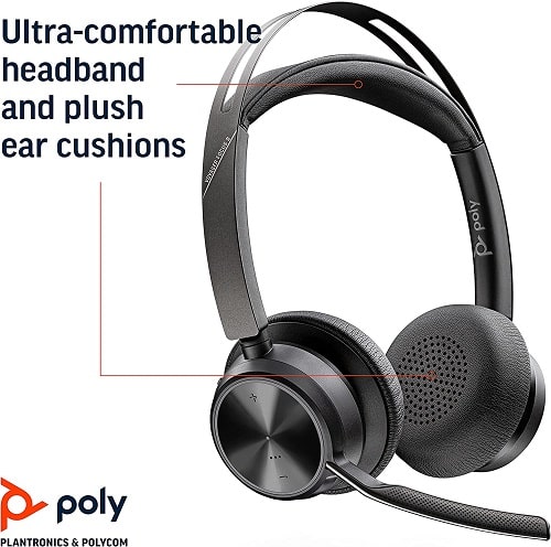 Poly Voyager Focus Pairing Plt Bluetooth Headphones Buy Poly