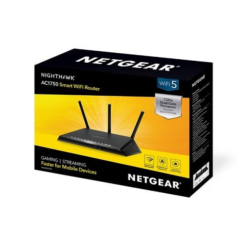 Netgear Nighthawk AC1750 WiFi 5 Gaming Router up to hotsell 25 devices