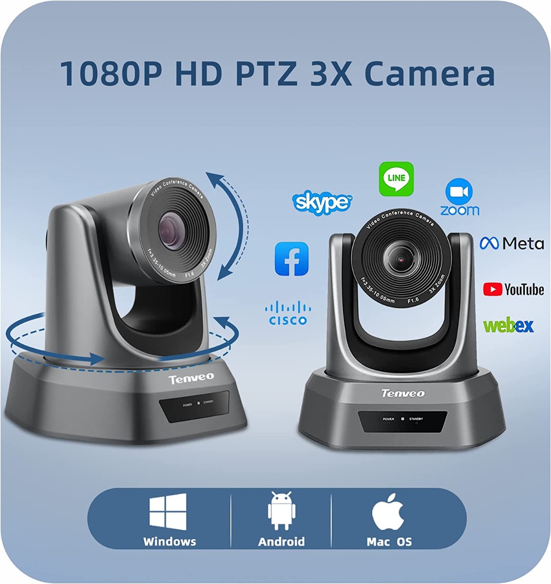 Buy Tenveo Group All-in-One Video Audio Conference Room Camera