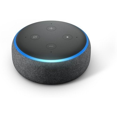 Echo Dot (3rd Gen) Smart speaker with Alexa Charcoal Fabric
